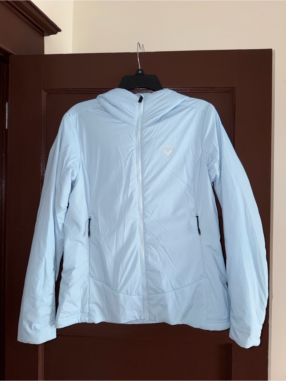 Rossignol Light Blue Women's Hooded Ski Jacket